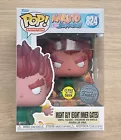 Funko Pop Naruto Shippuden Might Guy Eight Inner Gates GITD #824 + Protector