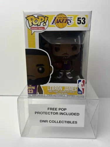 Funko Pop! NBA Basketball Los Angeles Lakers #53 LeBron James (Purple Jersey)