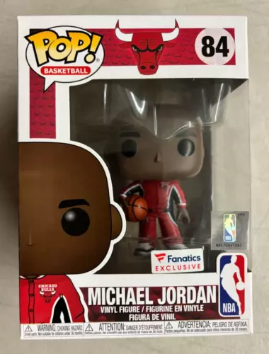 Funko Pop NBA Michael Jordan #84 Chicago Bulls Warm Up Gear Fanatics Exclusive