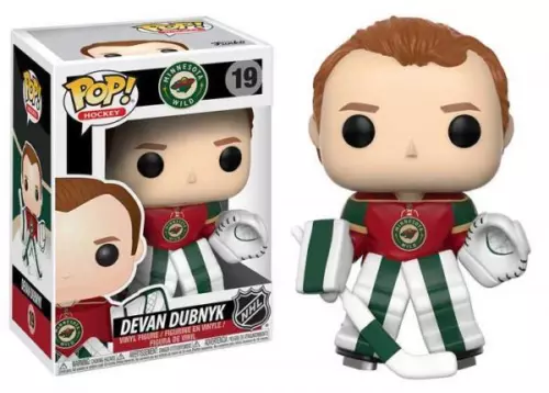 Funko Pop! NHL 19 Devan Dubnyk Minnesota Wild Home Jersey Pop Vinyl FU21355