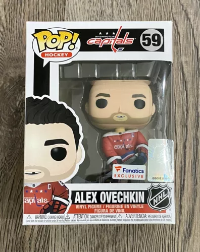 Funko Pop! NHL Hockey Washington Capitals: Alex Ovechkin #59 Fanatics Exclusive