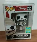 Funko Pop Nightmare Before Christmas SDCC PAJAMA JACK Skellington #205 NBX MIB