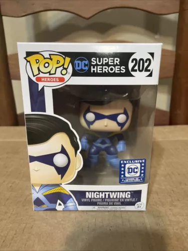 Funko Pop! Nightwing Legion of Collectors Exclusive DC Super Heroes Figure #202