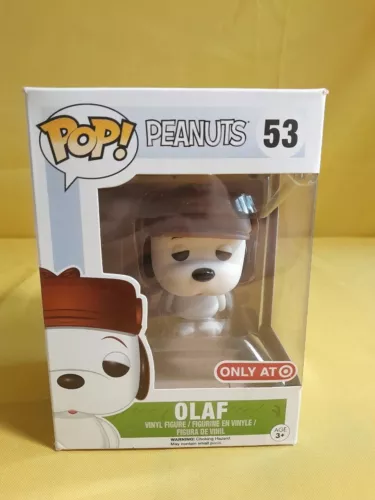 FUNKO POP Olaf 53 Target EXCLUSIVE Peanuts W/PROTECTOR - P21