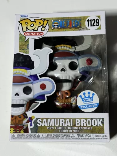 Funko Pop! One Piece Samurai Brook - Funko (Exclusive) #1129 w/ Soft Protector -