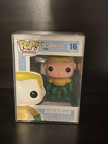 Funko POP! Original Heroes DC Universe Aquaman #16 DAMAGED BOX