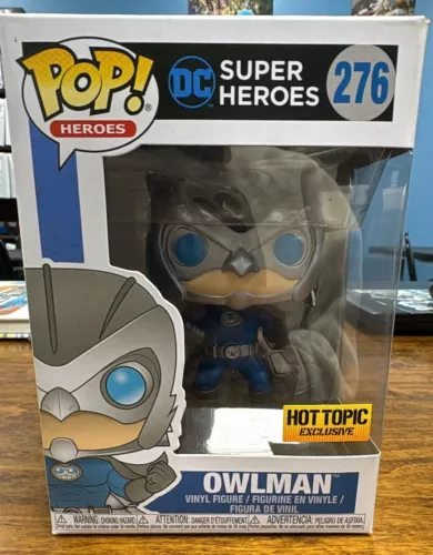 Funko Pop Owlman 276 Hot Topic Exclusive DC Comics Super Heroes (B70)