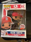 Funko Pop Ozzie Smith #53 MLB Cardinals Busch Stadium Exclusive In Pop Protector