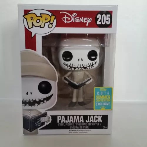 Funko Pop Pajama Jack Skellington SDCC Exclusive Nightmare Before Christmas 205