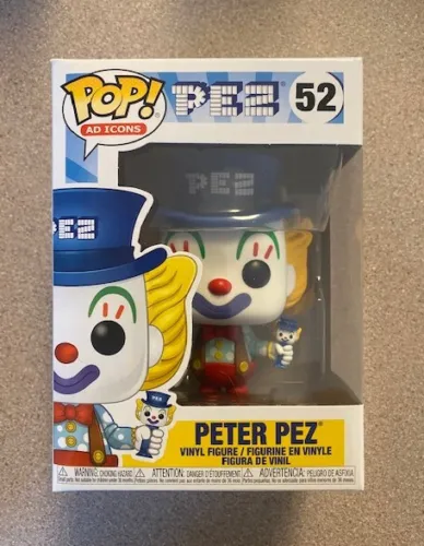 Funko Pop Pez Figure:  *  PETER PEZ with BLUE HAT #52  * (Mint in Box)