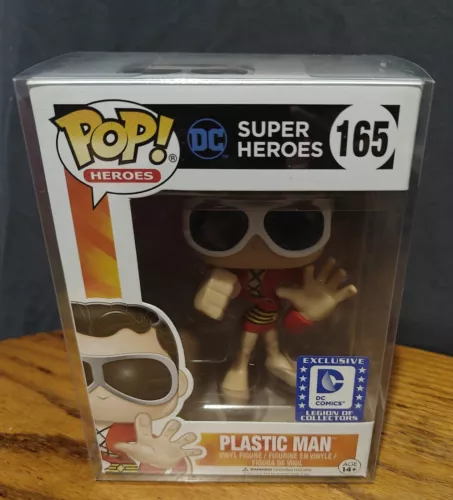 Funko Pop Plastic Man #165 DC Superheroes Legion of Collectors Exclusive w/PP