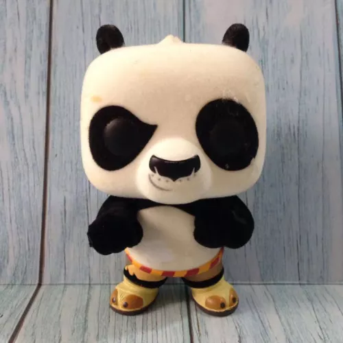 Funko Pop! PO #250 Vinyl Figure Kung Fu Panda Movies Flocked NO BOX