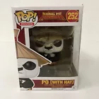 Funko Pop! Po [with Hat] #252 Vinyl Figure Dreamworks Kung Fu Panda Box Damaged