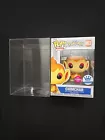 Funko Pop! Pokémon CHIMCHAR FLOCKED FUNKO SHOP EXCLUSIVE #963 + PROTECTOR