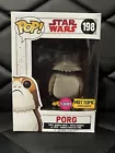 Funko Pop! Porg Flocked Hot Topic Exclusive #198 DAMAGED BOX