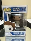 Funko Pop! Princess Leia #04 Star Wars W/soft Protector Disney Blue Box