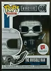 Funko Pop + Protector! Universal Monsters #608 Invisible Man B&W Exclusive MINT