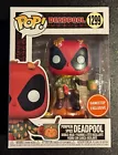 Funko Pop! Pumpkin Spice Deadpool #1299 - Halloween - Marvel - GameStop - NIB