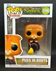 Funko Pop Puss in Boots 1596 Dreamworks Shrek Movies Vinyl Figure