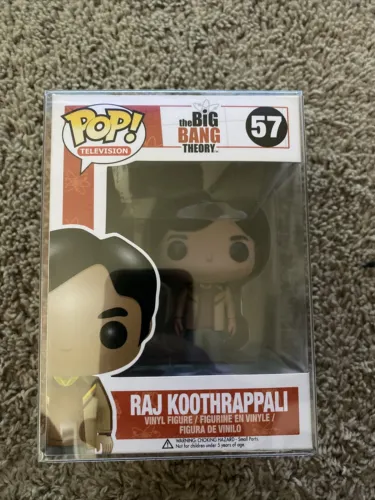 Funko Pop! Raj Koothrappali #57 The Big Bang Theory Television Vaulted HTF