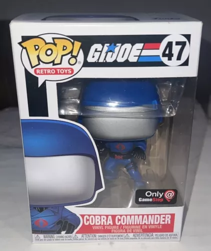 Funko Pop! Retro Toys #47 G.I. Joe Cobra Commander Gamestop Exclusive