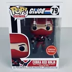 Funko Pop! Retro Toys GI Joe COBRA RED NINJA #79 GameStop Exclusive Vinyl Figure