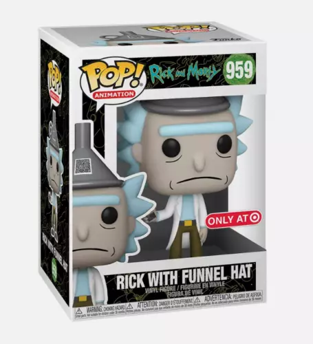 Funko POP Rick #959 with Funnel Hat - Target Exclusive Rick and Morty