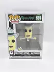 Funko Pop! Rick And Morty Mr. Poopy Butthole Auctioneer 691 Vinyl Figure