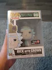 Funko Pop Rick And Morty Rick With Crown #649 + Free Protector