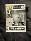 Funko Pop! Rick And Morty Rick With Crown GameStop 649 W/ Protector