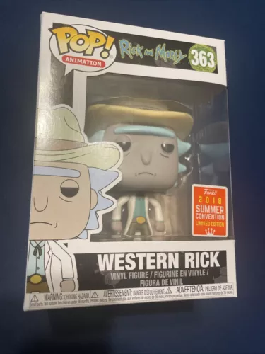 Funko Pop! Rick And Morty Western Rick #363 Summer Exclusive Vinyl Figure