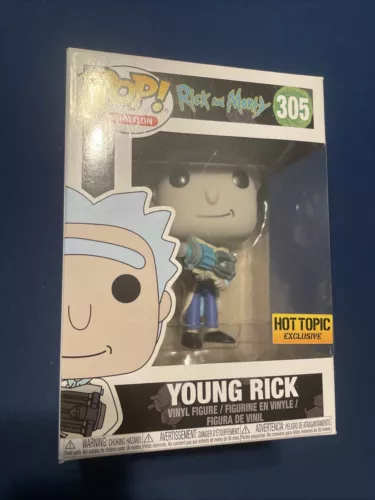 Funko Pop! Rick And Morty Young Rick #305 Hot Topic Exclusive Vinyl Figure