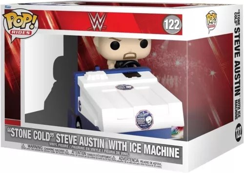 FUNKO POP! RIDES 122: WWE - STONE COLD STEVE AUSTIN W/ ICE MACHINE FIGURE! WOW!