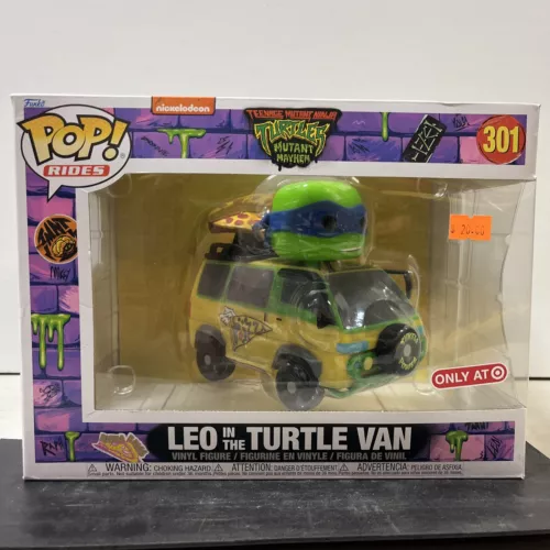 Funko Pop Rides 301 Teenage Mutant Ninja Turtles Leo in the Van Target - #301