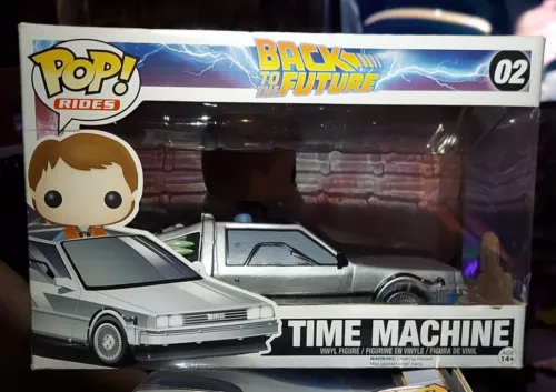 Funko Pop! Rides: Back to the Future Time Machine Marty McFly In DeLorean #2