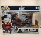 Funko Pop! Rides: Disney - Cruella in Car - Villains #61 Hot Topic Exclusive!