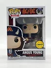 Funko Pop! Rocks AC/DC Angus Young #91 Limited Chase Flawed With Protector