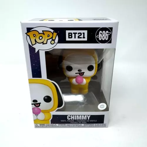 Funko Pop Rocks BT21 Chimmy #686 BTS Jimin - Near Mint, See Photos!