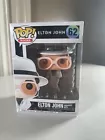 Funko Pop! Rocks Elton John Greatest Hits White Suit Hat #62 with pop protector