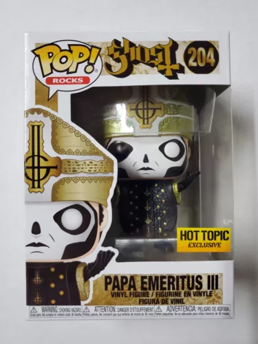 Funko Pop Rocks Ghost #204 Papa Emeritus III Hot Topic Exclusive Brand NEW