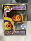 Funko Pop! Rocks: Janis Joplin Blacklight #296 Funko Exclusive w/ Pop Protector