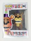 Funko Pop Rockstar Freddy #362 New w/Pop Protector Five Nights at Freddy's