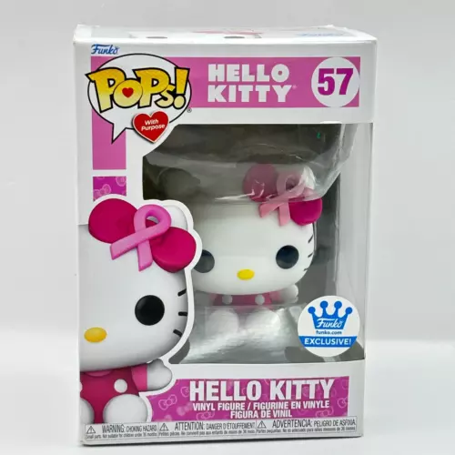 Funko Pop! Sanrio Hello Kitty #57 Breast Cancer Awareness Funko Shop Exclusive