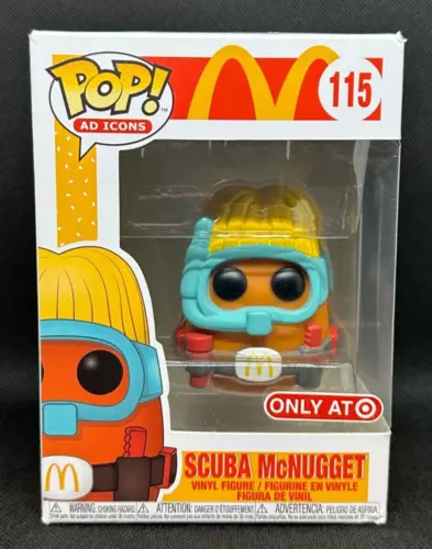 Funko Pop Scuba McNugget 115 McDonalds Ad Icons Target Exclusive Figure READ!