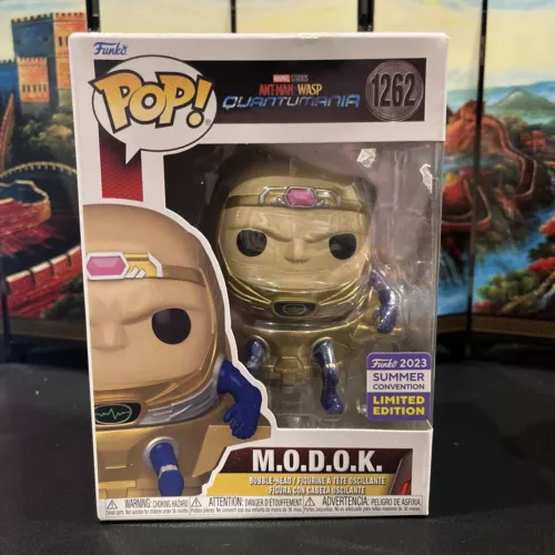 Funko Pop SDCC 2023 Marvel Quantumania MODOK #1262 Shared SDCC Exclusive Sticker