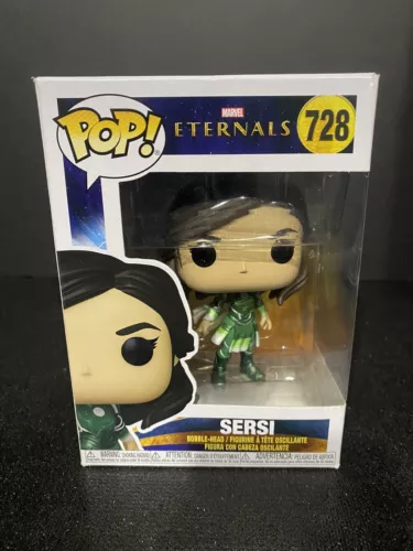 FUNKO POP ! SERSI 728 ETERNALS MARVEL BOX NOT MINT DB3