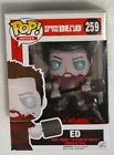 Funko POP Shaun of The Dead Zombie ED #259 MISSING Exclusive Sticker InProtector