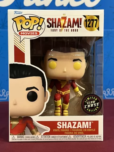 Funko Pop Shazam Fury Of The Gods Shazam! 1277 GITD CHASE (Minor Shelf Wear)