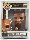 Funko POP! Shrek 30th - Puss in Boots #1596 Vinyl Figure - *NEW in PROTECTOR*