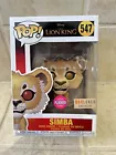 Funko POP! Simba #547 Disney The Lion King Flocked Box Lunch Exclusive NEW